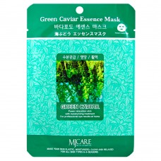 Тканевая маска для лица с морским виноградом Mijin Cosmetics Green Caviar Essence Mask, 23 гр