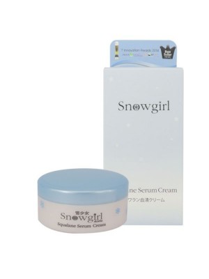 Крем-сыворотка для лица со скваленом от Snowgirl, Squalane Serum Cream, 50 гр