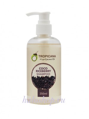Кокосовый шампунь с экстрактом Черного риса Tropicana Coco Riceberry Shampoo, 250 мл
